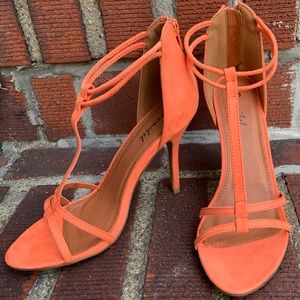 Orange sandal heel 8🍊| NEW
